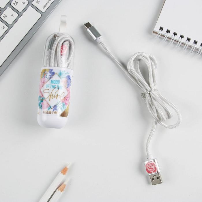 

Кабель Like me Type C, Shine, 1 м, Type C, Shine, 1 м