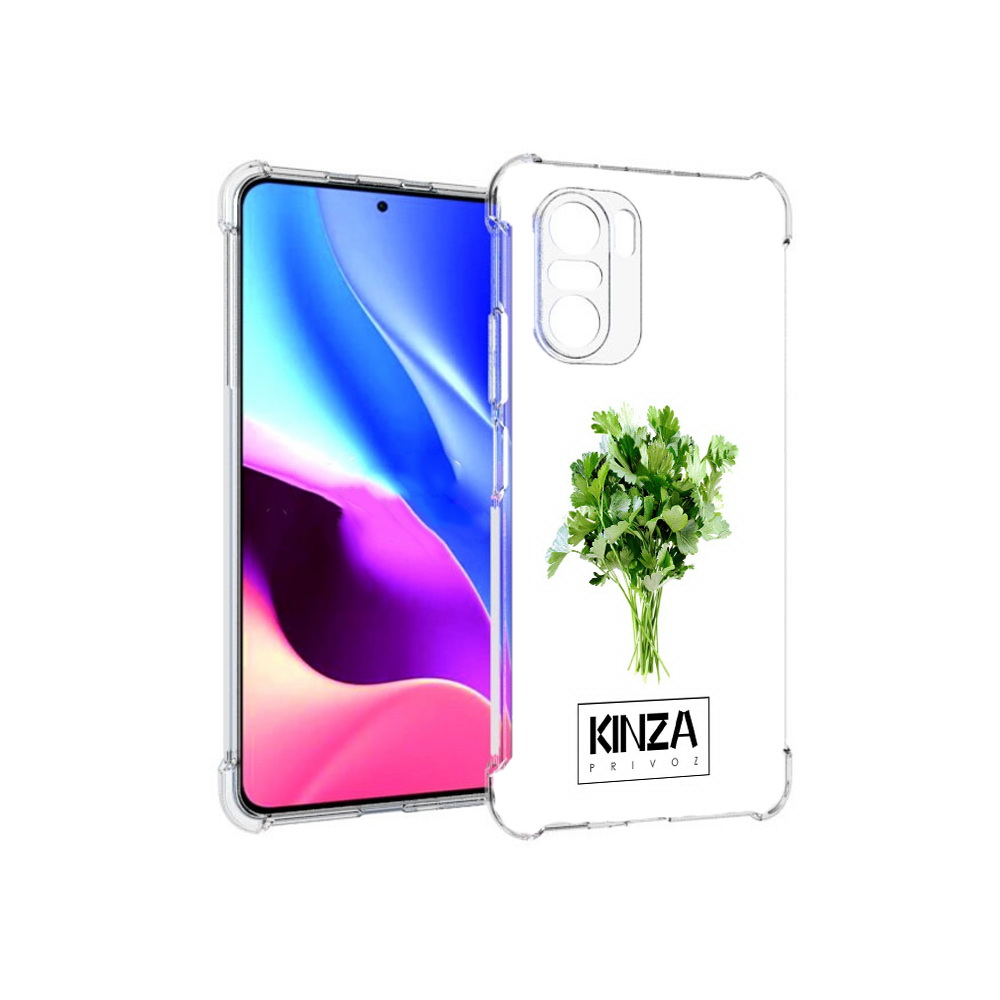 

Чехол MyPads Tocco для Xiaomi Redmi K40 Бренд Кинза (PT158239.260.35), Прозрачный, Tocco