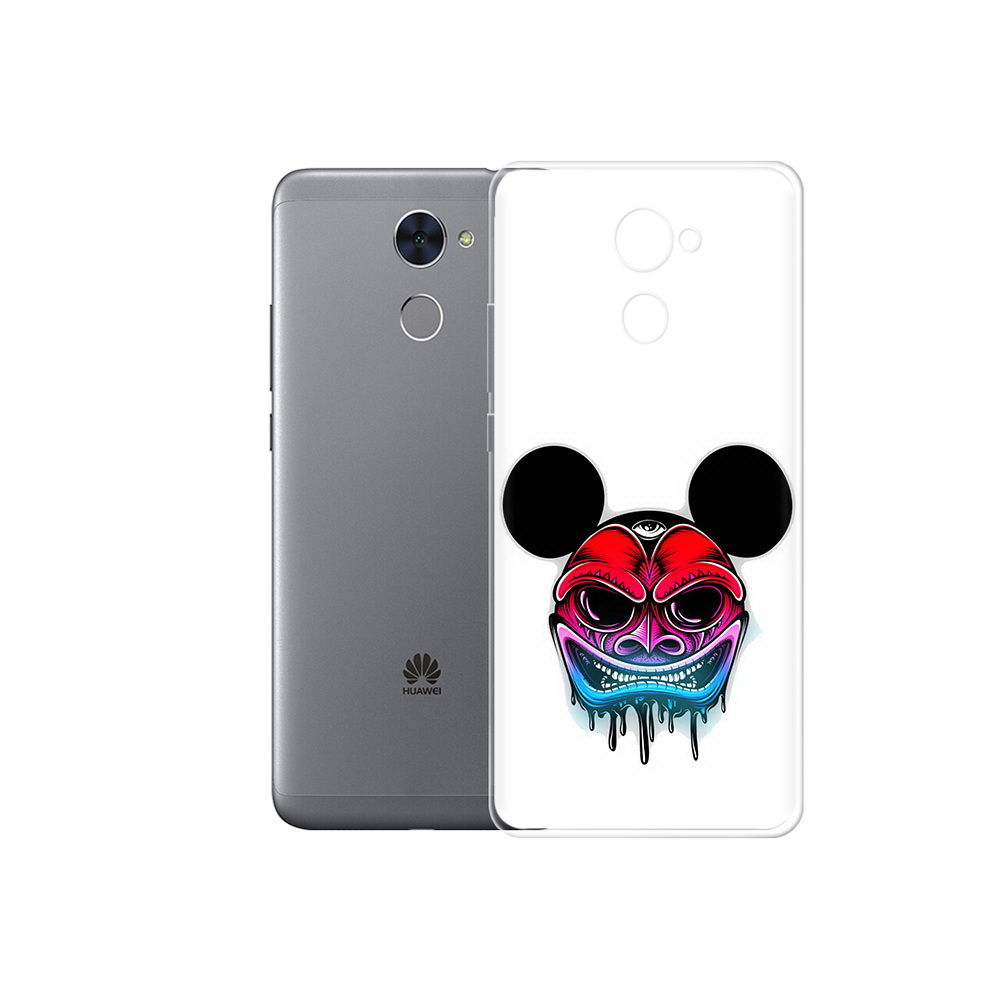 

Чехол MyPads Tocco для Huawei Enjoy 7 Plus микки в маске (PT74186.70.473), Прозрачный, Tocco