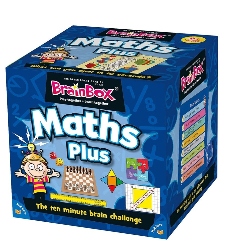 фото Настольная игра сундучок знаний brainbox maths plus на английском языке 91040