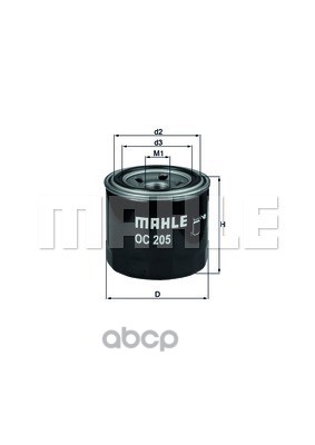 

MAHLE OC205A Фильтр масляный