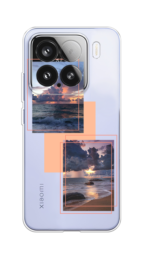 

Чехол на Xiaomi 15 "Sky collage", Розовый;прозрачный;синий, 323650-1
