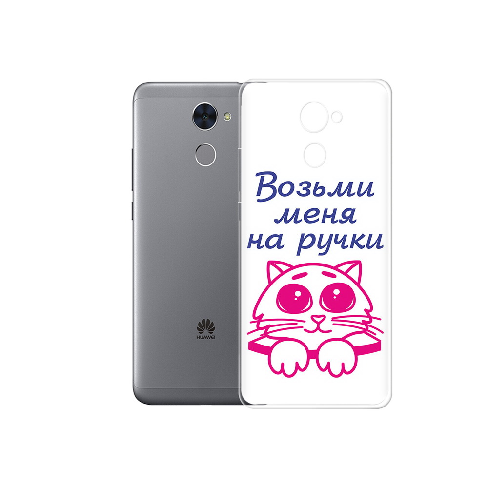 

Чехол MyPads Tocco для Huawei Enjoy 7 Plus мяу (PT74186.70.491), Прозрачный, Tocco