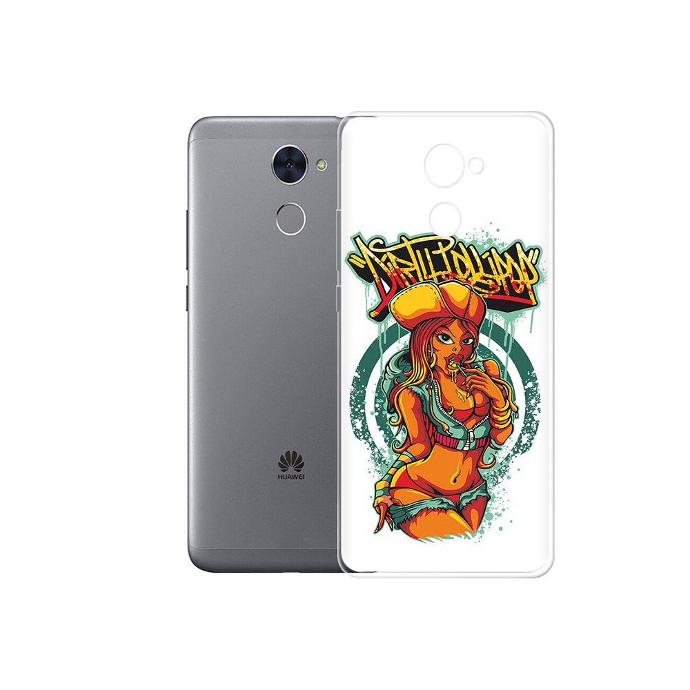 Чехол MyPads Tocco для Huawei Enjoy 7 Plus нарисованная девушка комикс (PT74186.70.500)