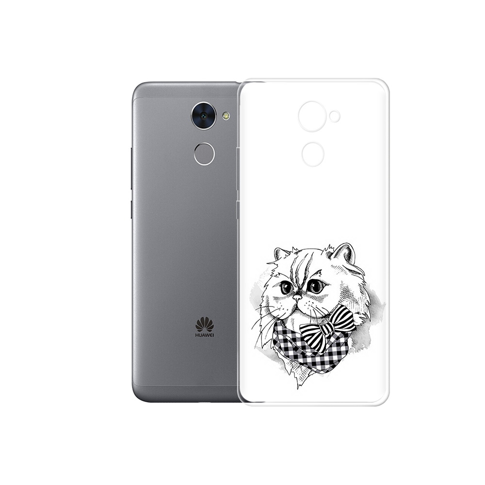 

Чехол MyPads Tocco для Huawei Enjoy 7 Plus нарисованная красивая кошечка (PT74186.70.503), Прозрачный, Tocco