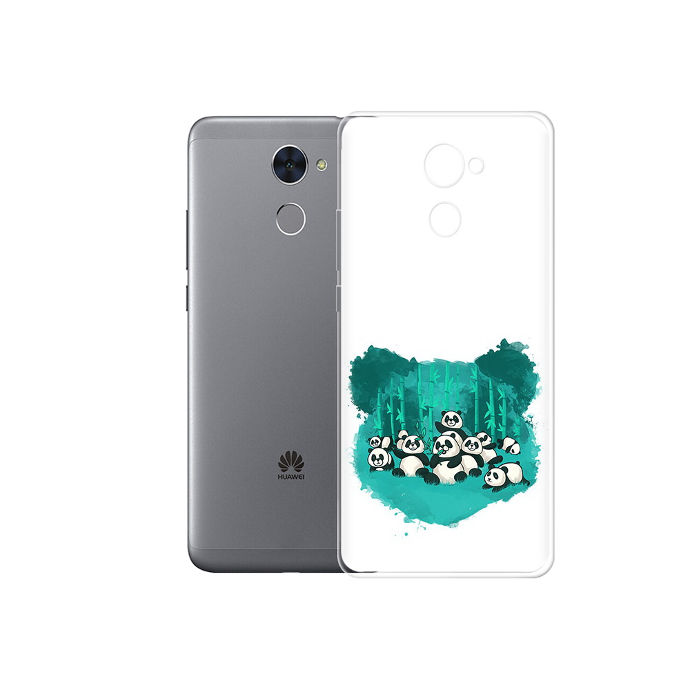 

Чехол MyPads Tocco для Huawei Enjoy 7 Plus нарисованные панды (PT74186.70.508), Прозрачный, Tocco