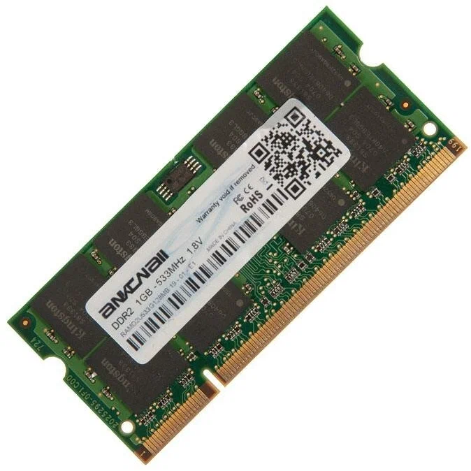 

Модуль памяти Ankowall SODIMM DDR2 1ГБ 533 MHz PC2-4200
