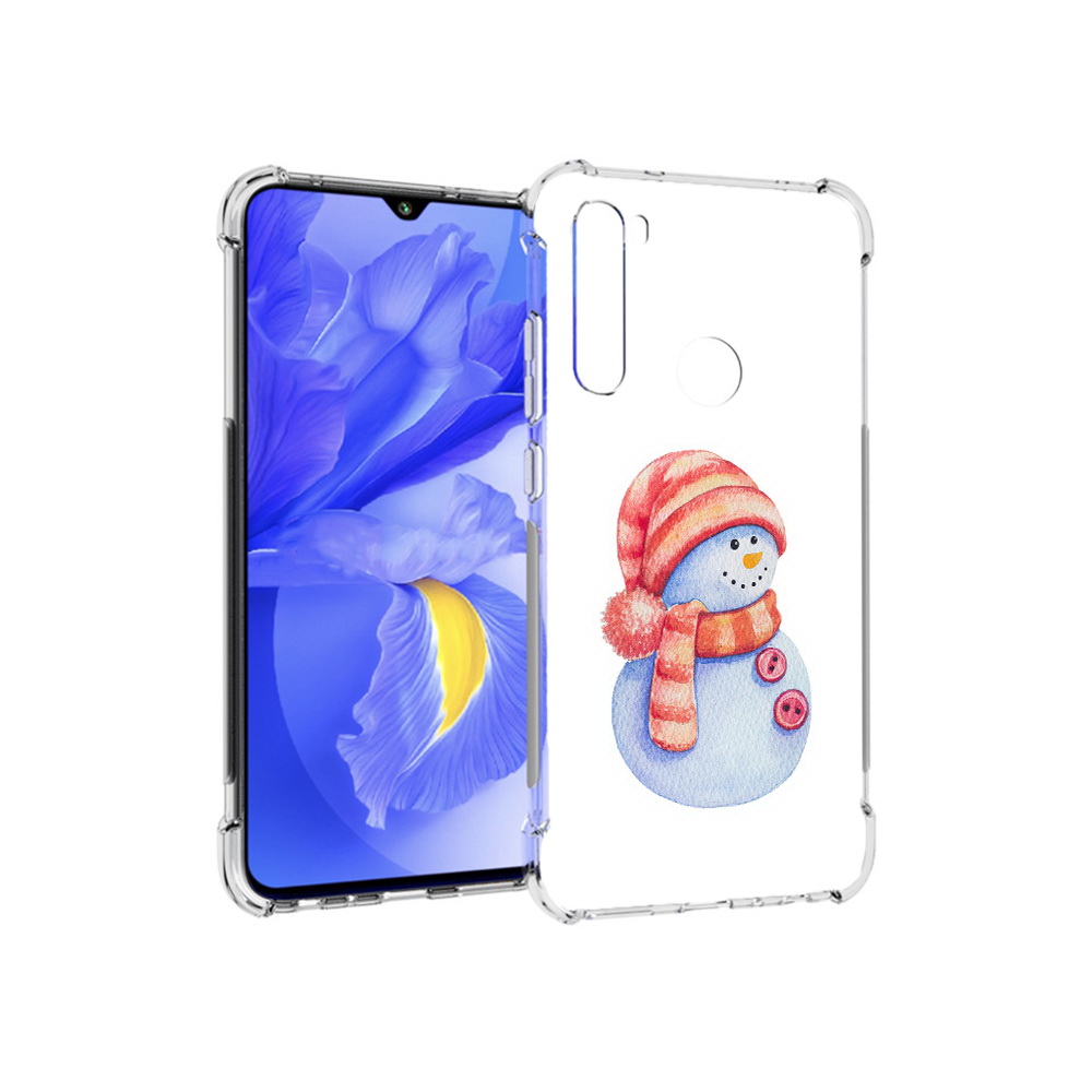 Чехол MyPads Tocco для Xiaomi Redmi Note 8T Веселый снеговик (PT140720.278.44)