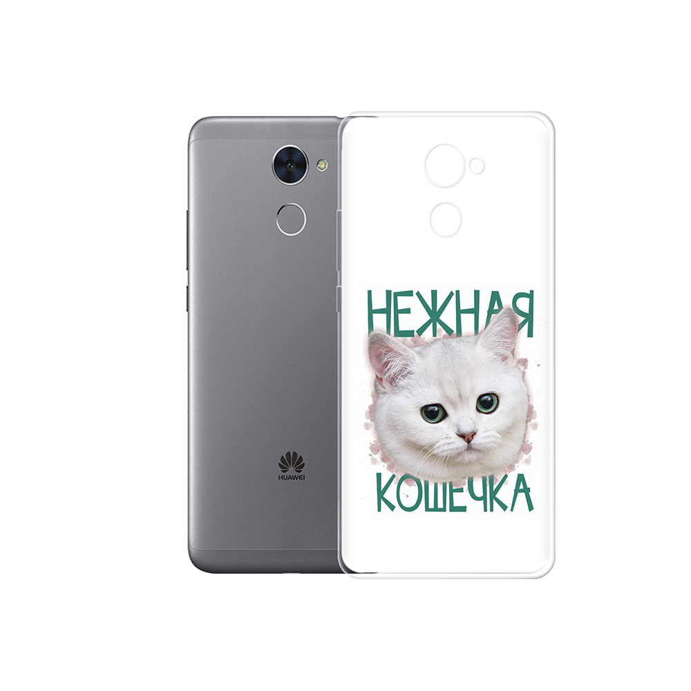 

Чехол MyPads Tocco для Huawei Enjoy 7 Plus нежная кошечка (PT74186.70.520), Прозрачный, Tocco