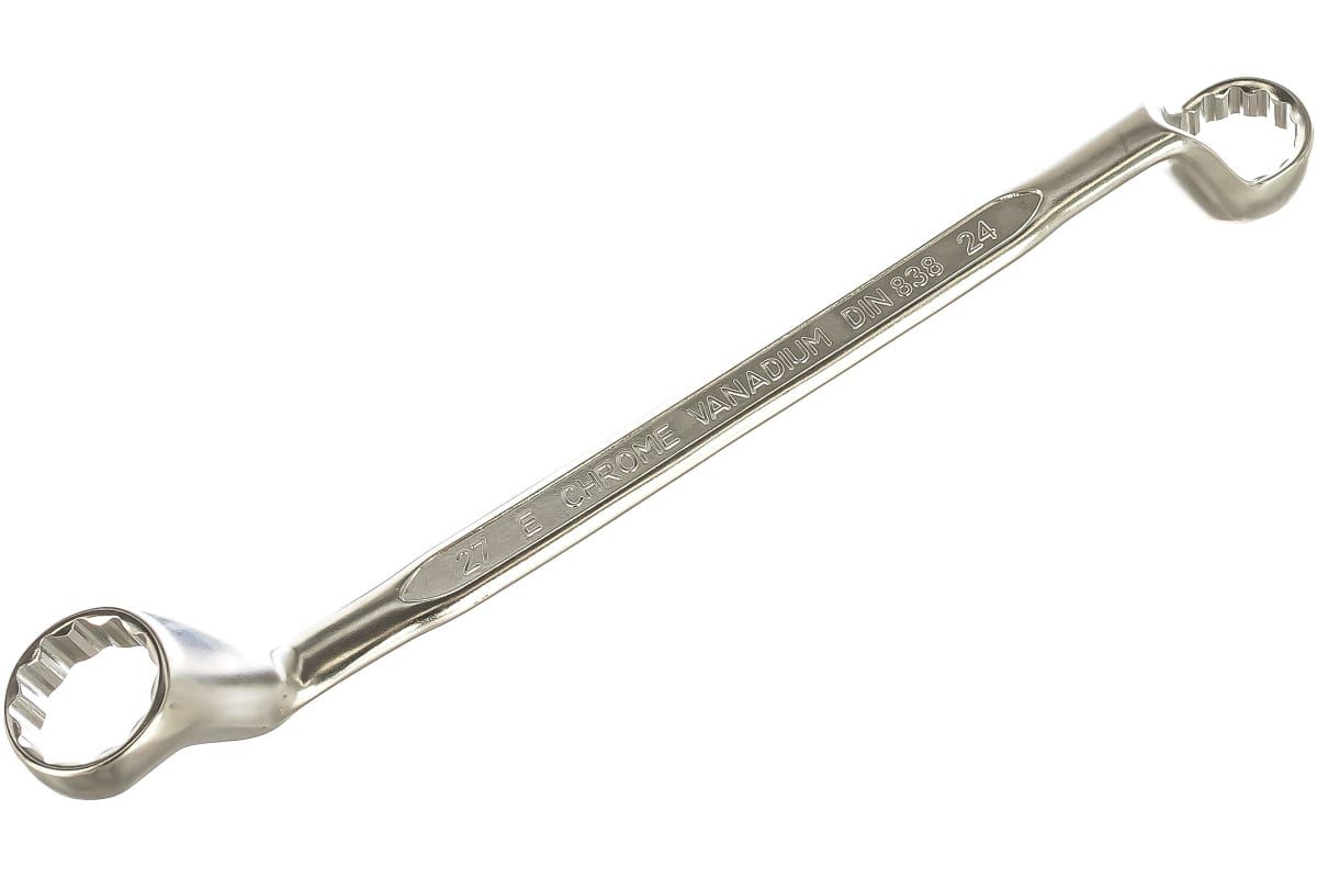

KRAFT KT700547 Ключ накидной изогнутый 24х27 мм