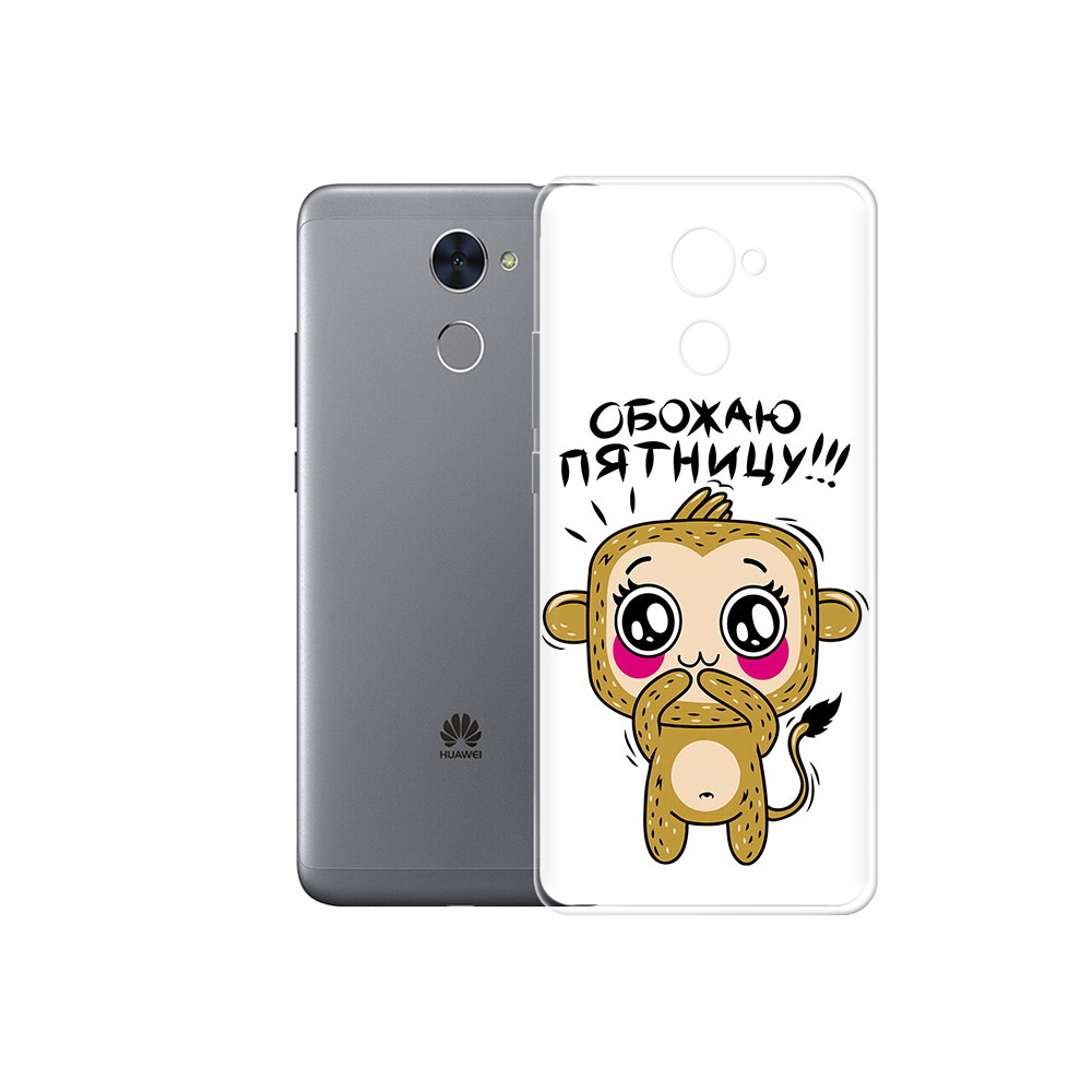 

Чехол MyPads Tocco для Huawei Enjoy 7 Plus обожаю пятницу (PT74186.70.525), Прозрачный, Tocco
