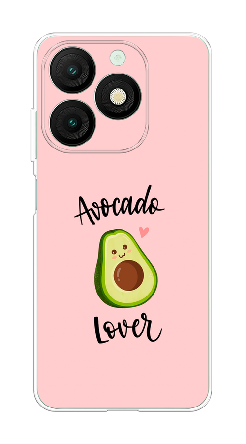 

Чехол на Itel A50 "Avocado lover", Розовый;зеленый, 3202250-1