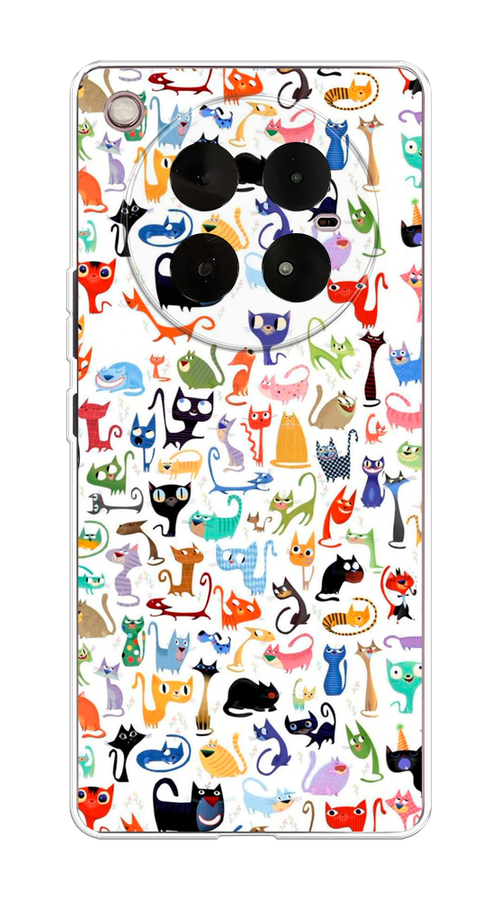 

Чехол на Infinix Zero 40 4G "Цветные коты", Разноцветный, 3106350-1