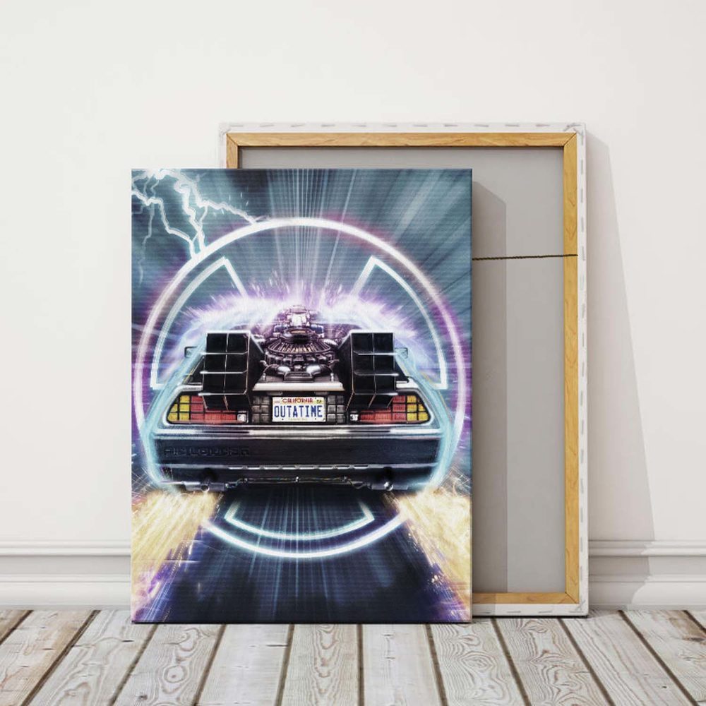 

Картина Red Panda Назад в Будущее Делориан - Скорость 40х60