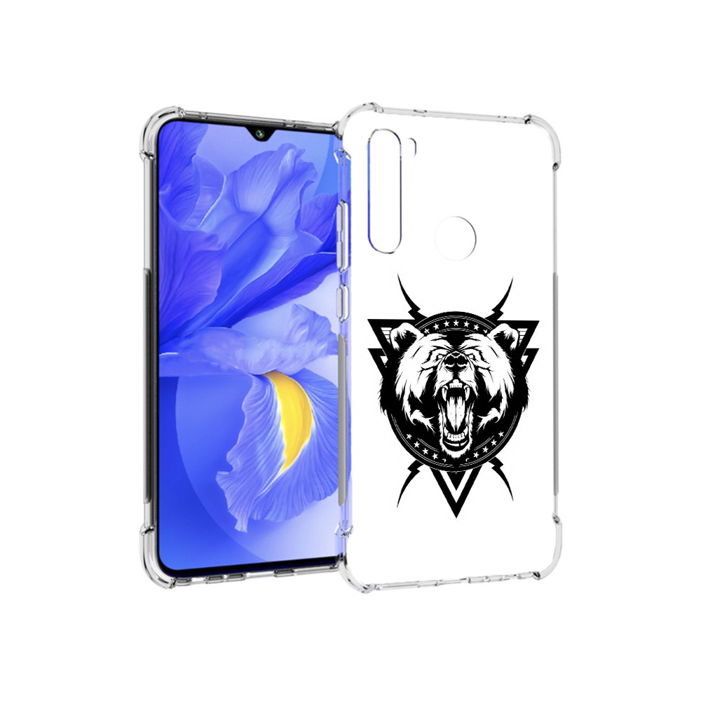 Чехол MyPads Tocco для Xiaomi Redmi Note 8T медведь в треугольнике (PT140720.278.464)