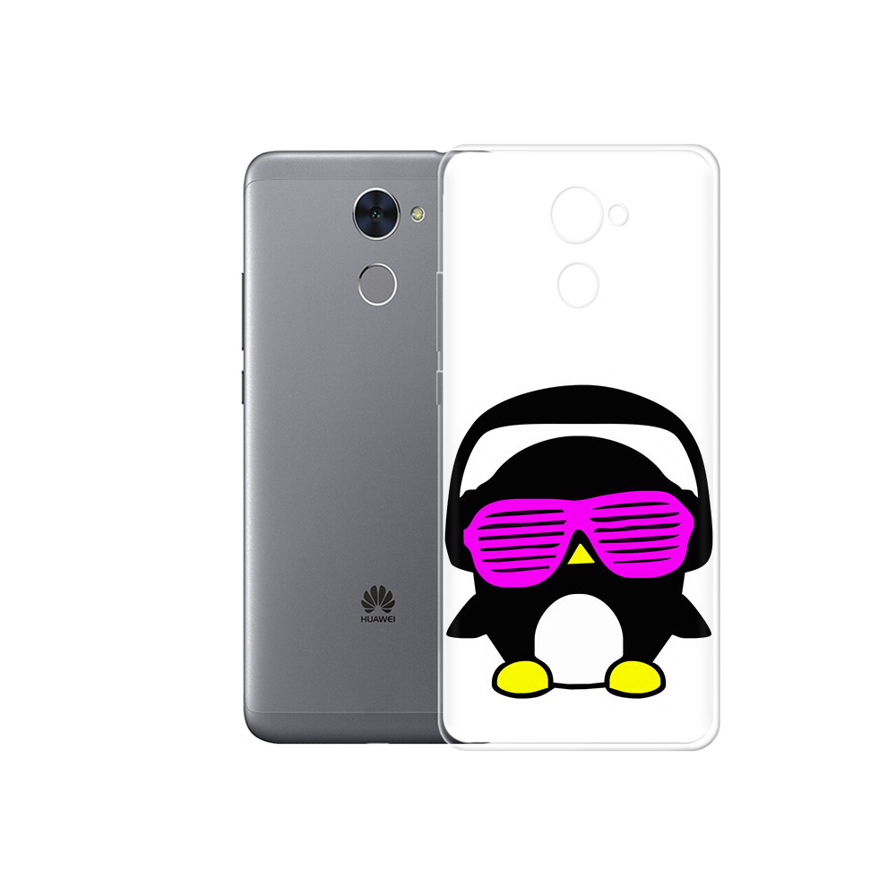 

Чехол MyPads Tocco для Huawei Enjoy 7 Plus пингвин (PT74186.70.541), Прозрачный, Tocco