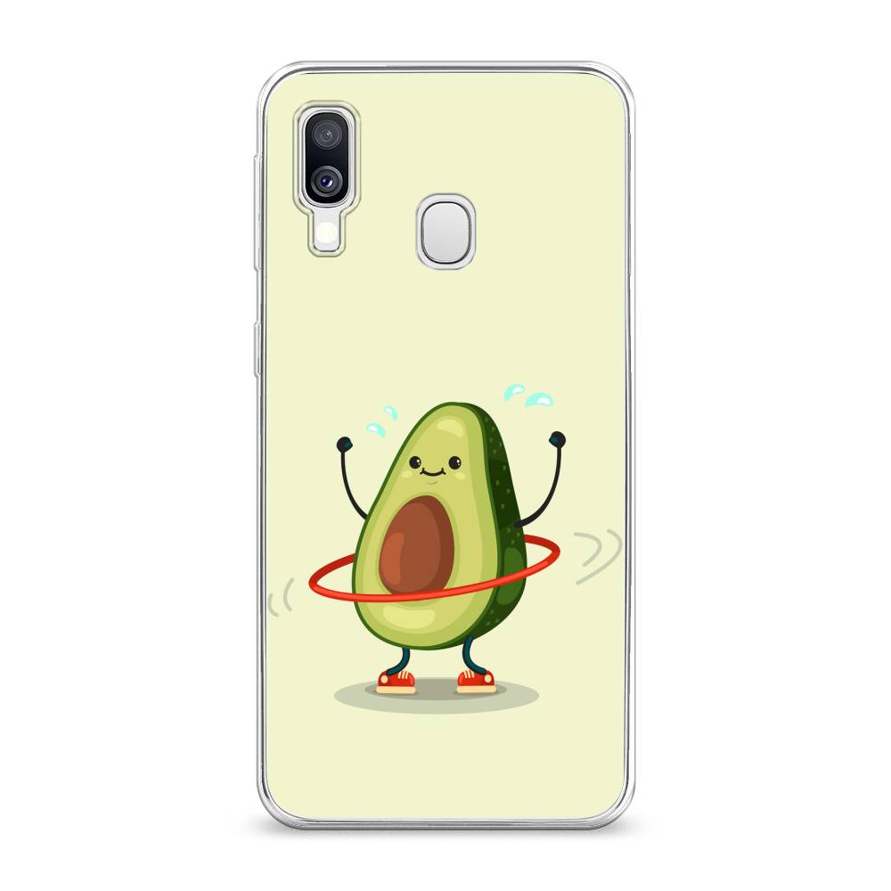 

Чехол Awog на Samsung Galaxy A40 "Авокадо с обручем", Разноцветный, 28050-10