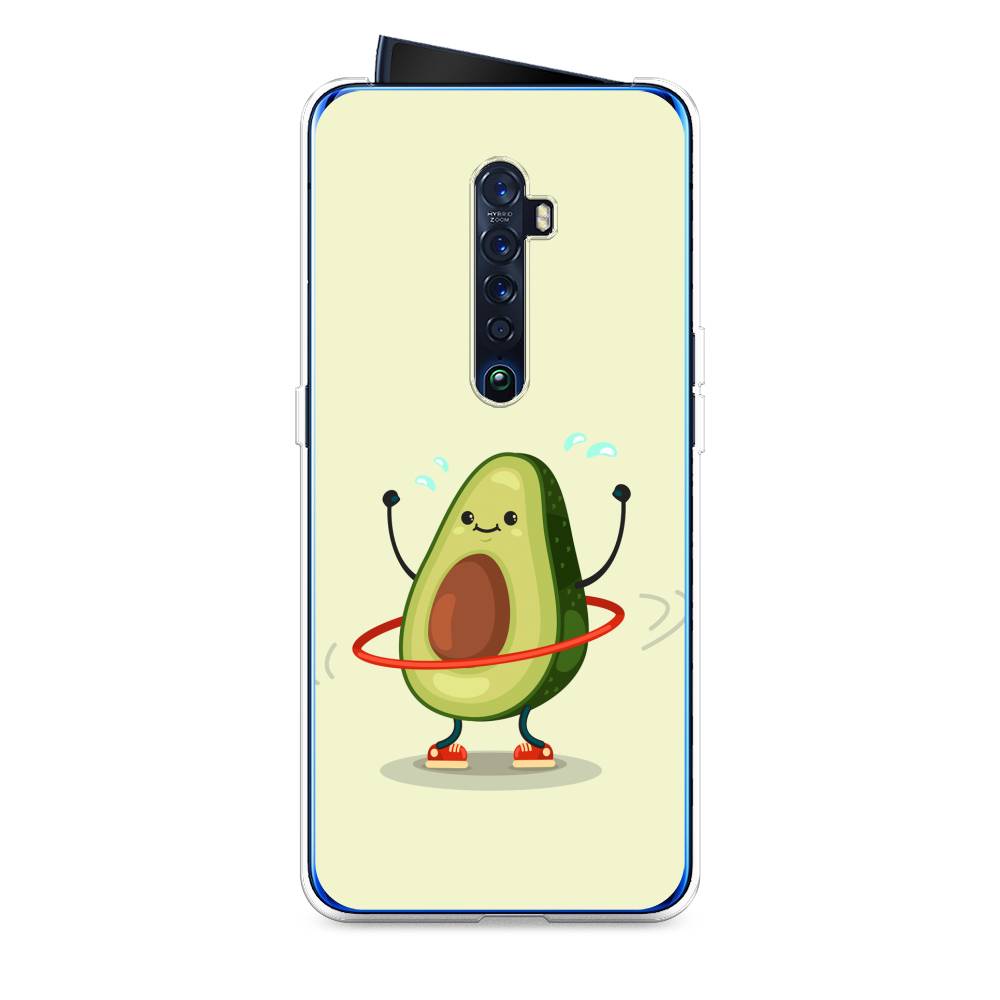 

Чехол Awog на Oppo Reno 2 "Авокадо с обручем", Разноцветный, 253550-10