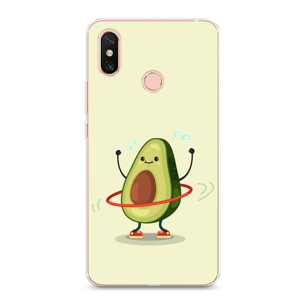 

Чехол Awog на Xiaomi Mi Max 3 "Авокадо с обручем", Разноцветный, 34350-10
