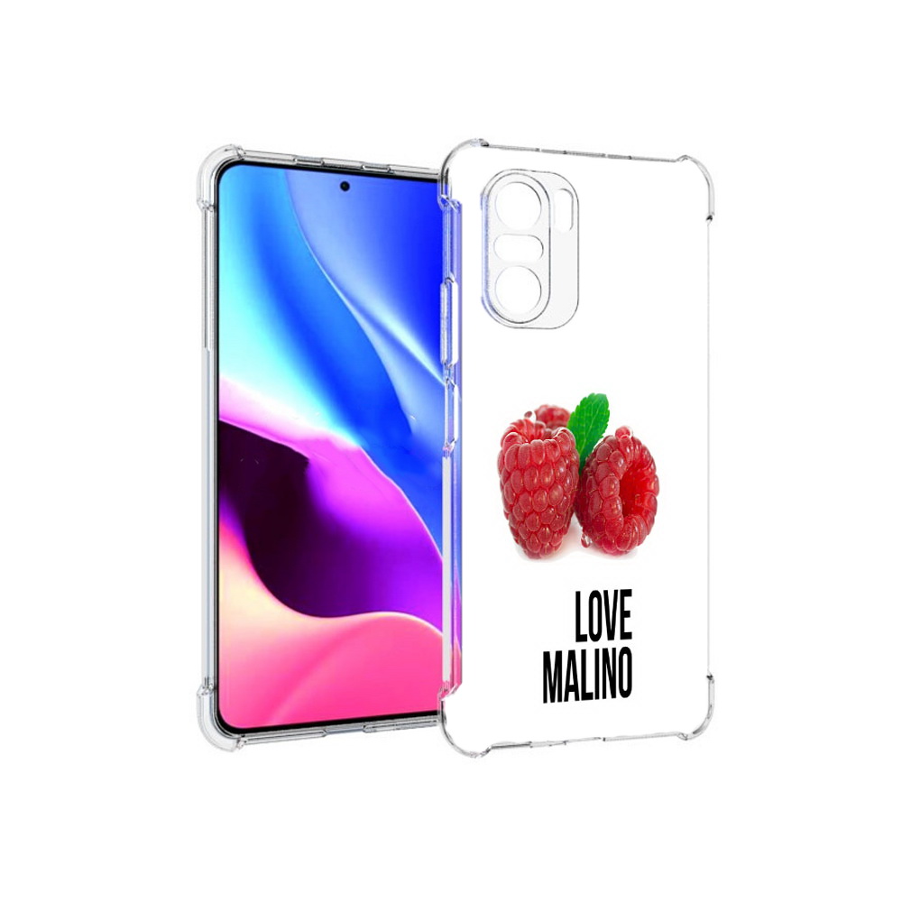 

Чехол MyPads Tocco для Xiaomi Redmi K40 Бренд лове малино (PT158239.260.36), Прозрачный, Tocco