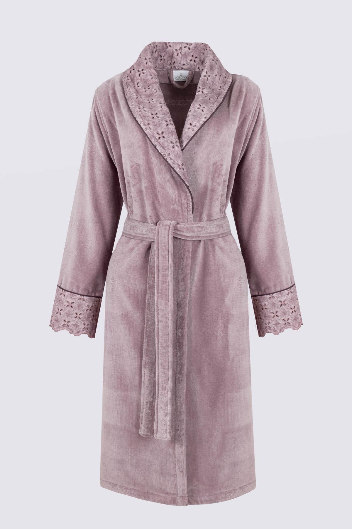 

Халат женский Ecocotton KBRELL розовый Standart (доставка из-за рубежа), KBRELL