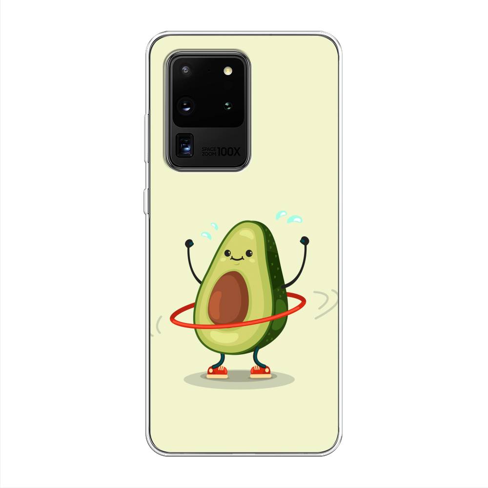 

Чехол Awog на Samsung Galaxy S20 Ultra "Авокадо с обручем", Разноцветный, 29450-10