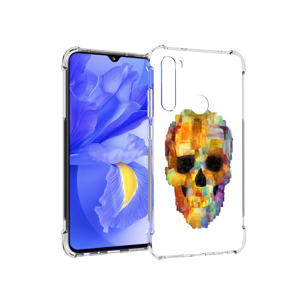 

Чехол MyPads Tocco для Xiaomi Redmi Note 8T нарисованный череп (PT140720.278.516), Прозрачный, Tocco