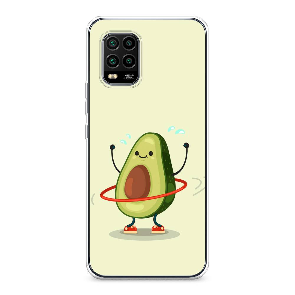 

Чехол Awog на Xiaomi Mi 10 Lite "Авокадо с обручем", Разноцветный, 38550-10