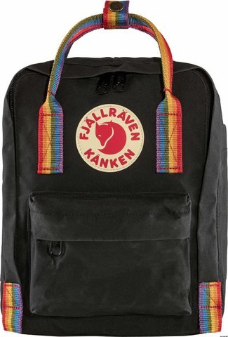 фото Рюкзак унисекс fjallraven f23621 черный/радуга