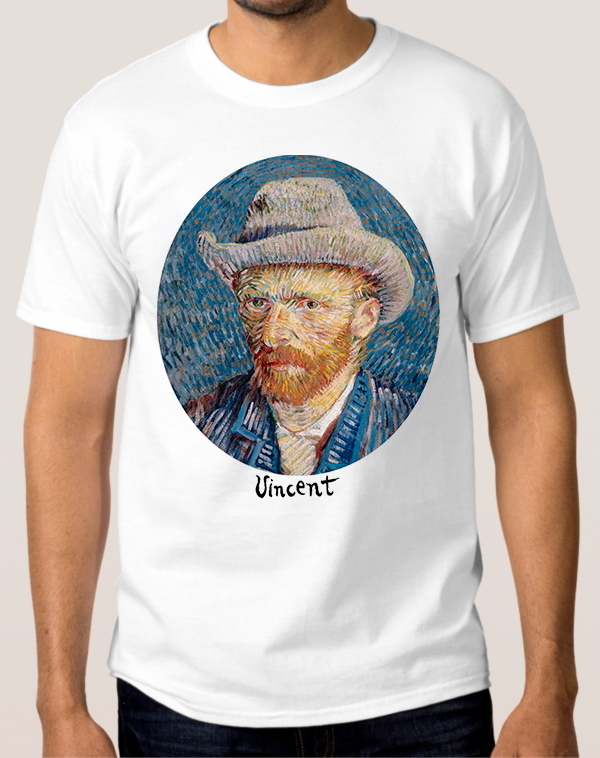 

Футболка мужская Dream Shirts Винсент Ван Гог белая L, Белый, Винсент Ван Гог