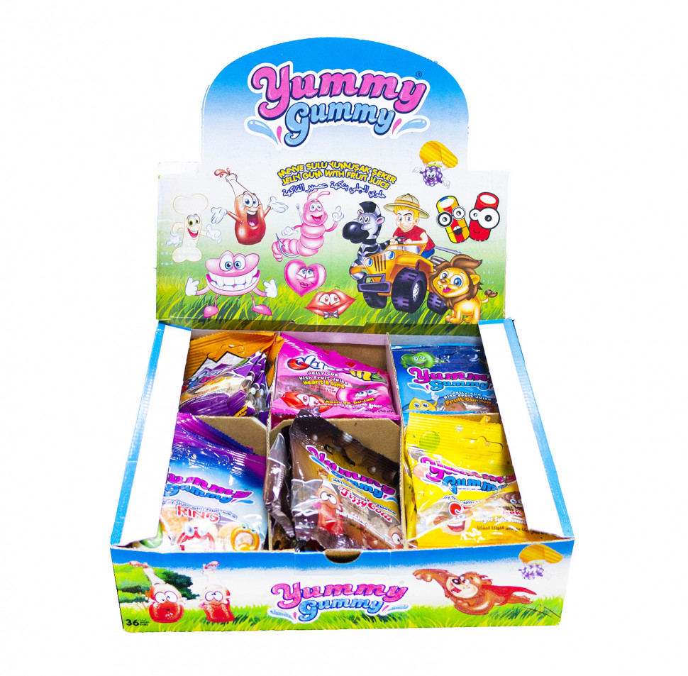 

Мармелад Yummy Gummy (Юмми Гумми) микс, 36 шт. по 15 г, микс