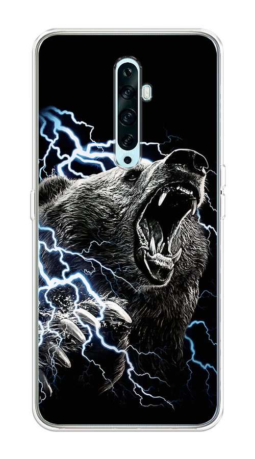 

Чехол на Oppo Reno 2Z "Гроза и медведь", Черный;серый;серебристый, 251850-1