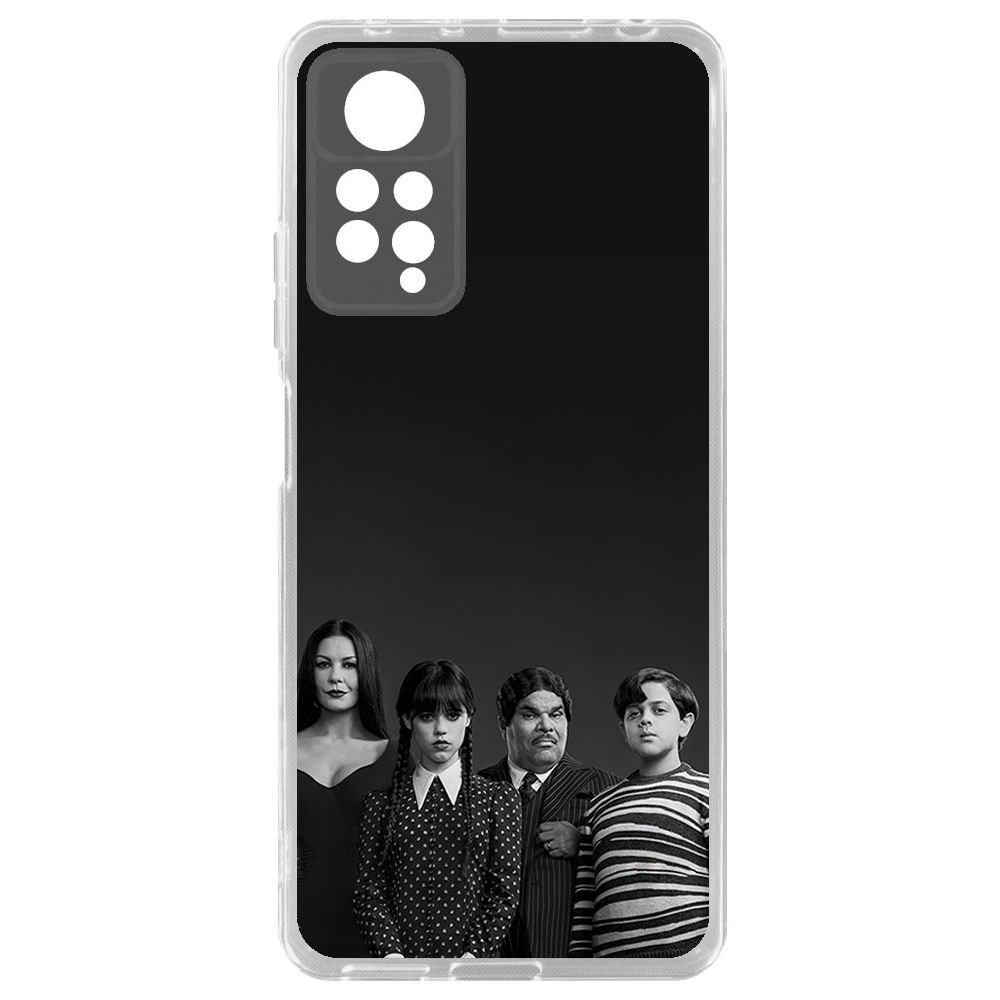 

Чехол-накладка Уэнсдей Аддамс - Семейка Аддамс для Xiaomi Redmi Note 11 Pro, Прозрачный