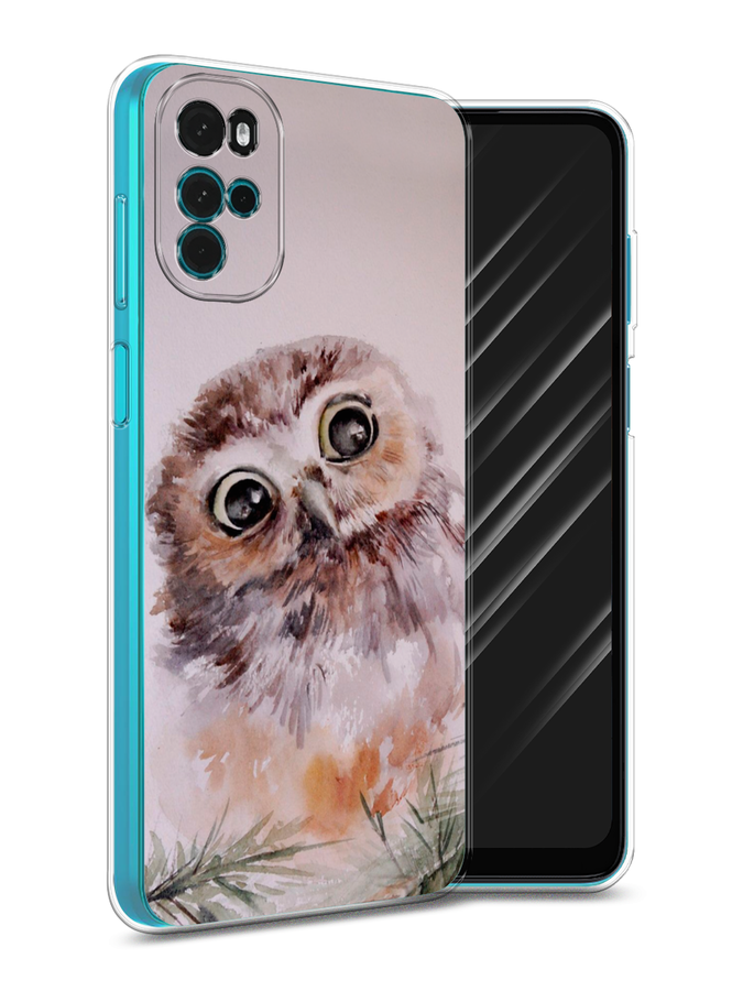 

Чехол Awog на Motorola Moto G22 "Сова на розовом", Разноцветный, 243150-1