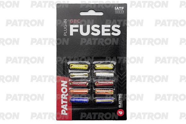 Комплект Предохранителей Gbc Plug-In Fuses (5ax2 8ax2 16ax2 20ax2 25ax2) PATRON арт. PFS00