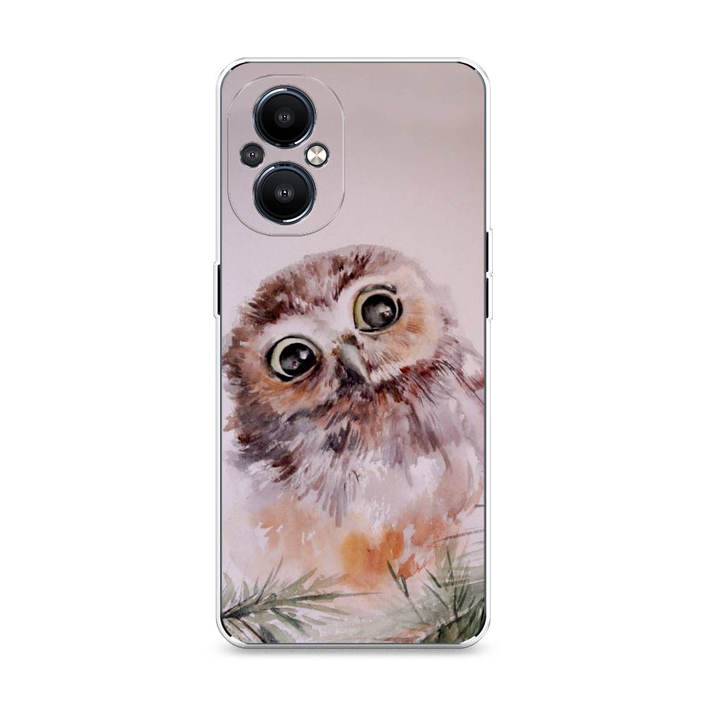 фото Силиконовый чехол "сова на розовом" на oneplus nord n20 5g awog