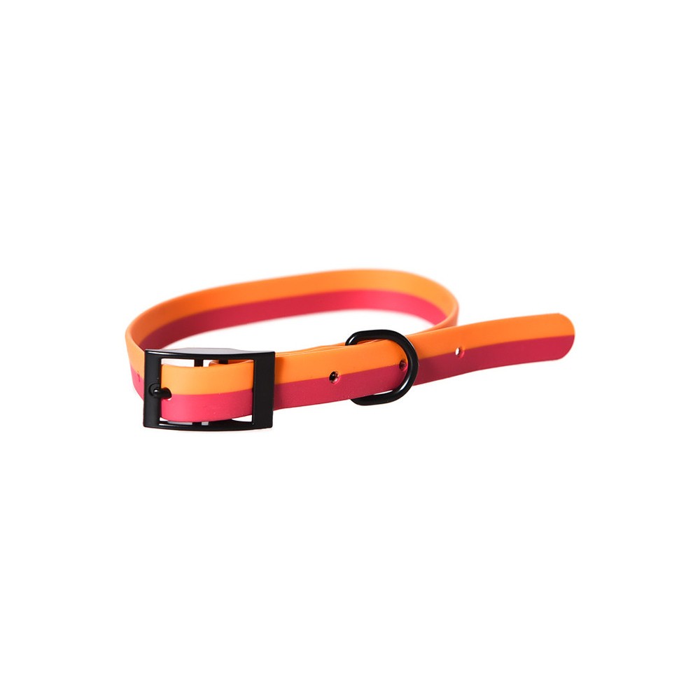 

Ошейник для собак Foxie Double color из биотана оранжевый M 2 х 35-50 см