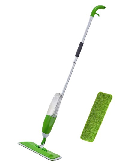 фото Швабра с распылителем healthy spray mop/ микрофибра, зеленый nobrand