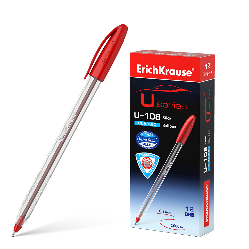 

Ручка шариковая ErichKrause U-108 Stick Classic 53737, в коробке по 12 штук