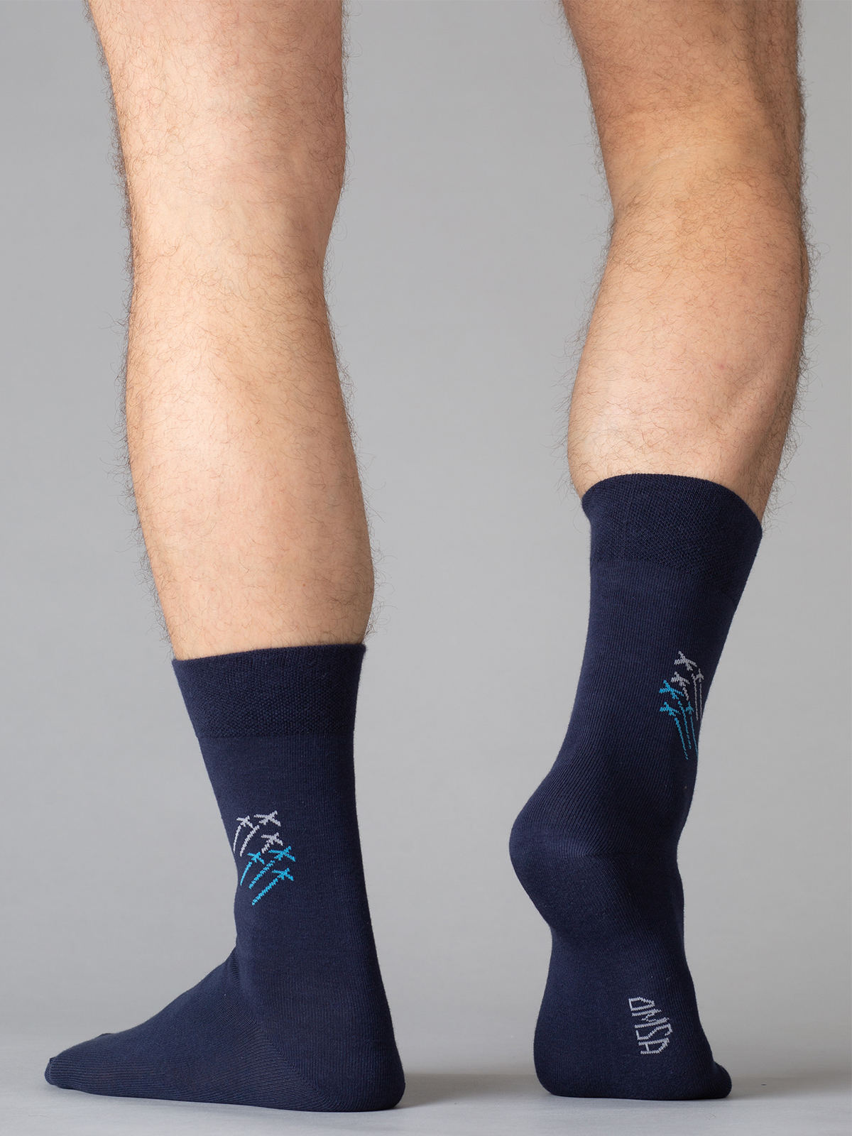 

Носки мужские Omsa for men STYLE 509 синие, Синий, STYLE 509