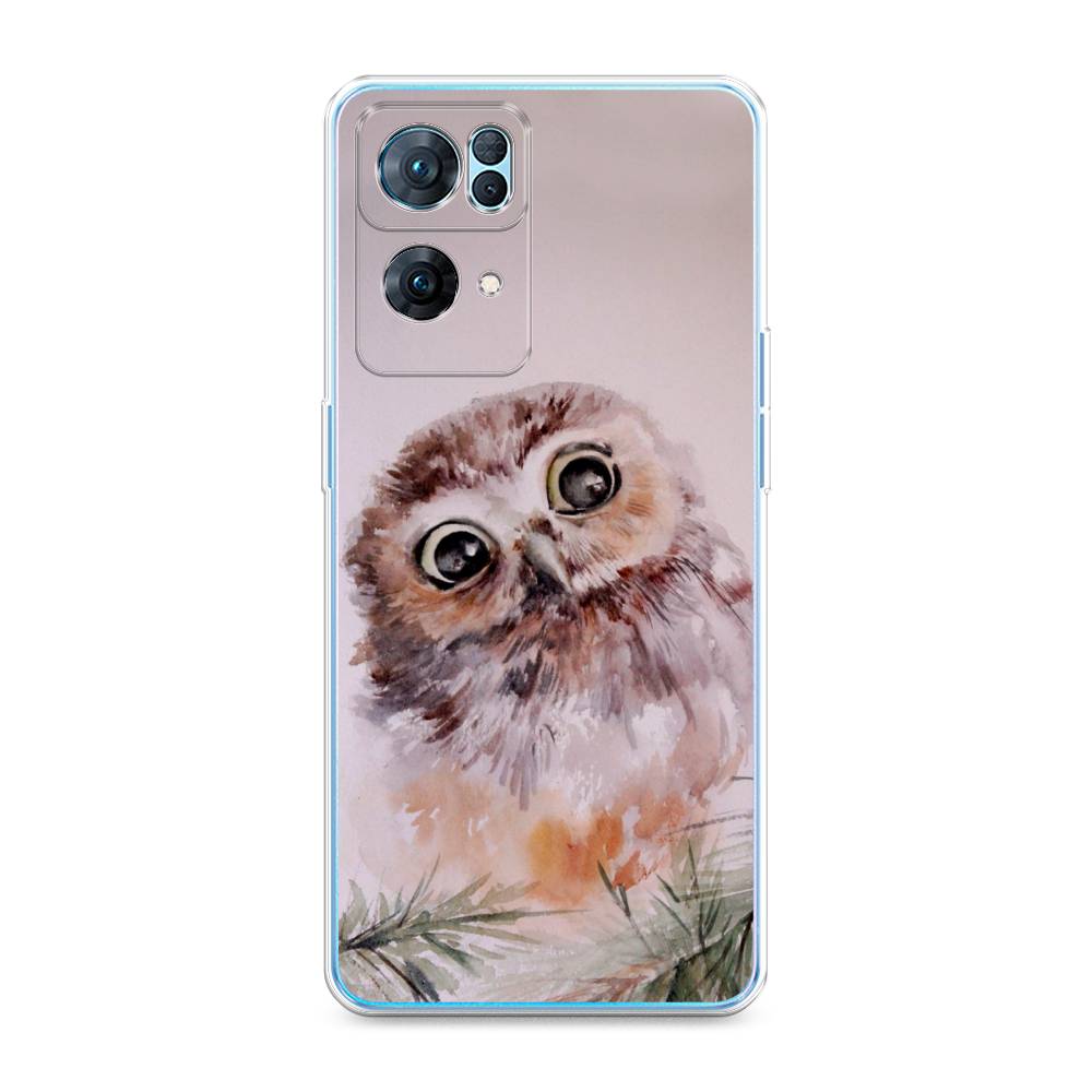 

Чехол Awog на Oppo Reno 7 Pro "Сова на розовом", Разноцветный, 258250-1