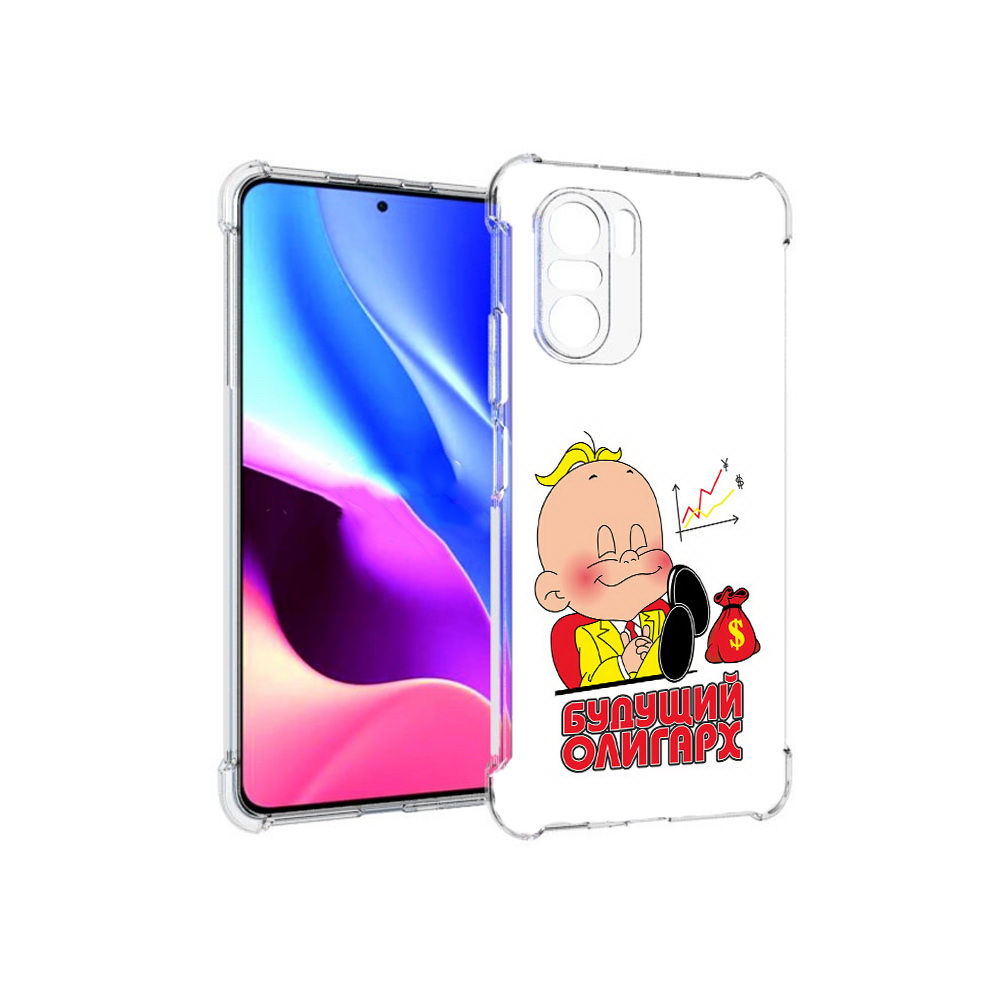 Чехол MyPads Tocco для Xiaomi Redmi K40 Будущий олигарх (PT158239.260.37)