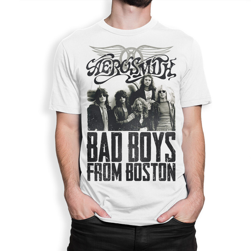 

Футболка мужская Dream Shirts Aerosmith 9899125222 белая M, Aerosmith 9899125222