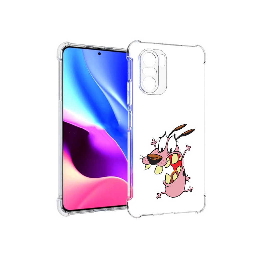 

Чехол MyPads Tocco для Xiaomi Redmi K40 зубастый бобик (PT158239.260.371), Прозрачный, Tocco