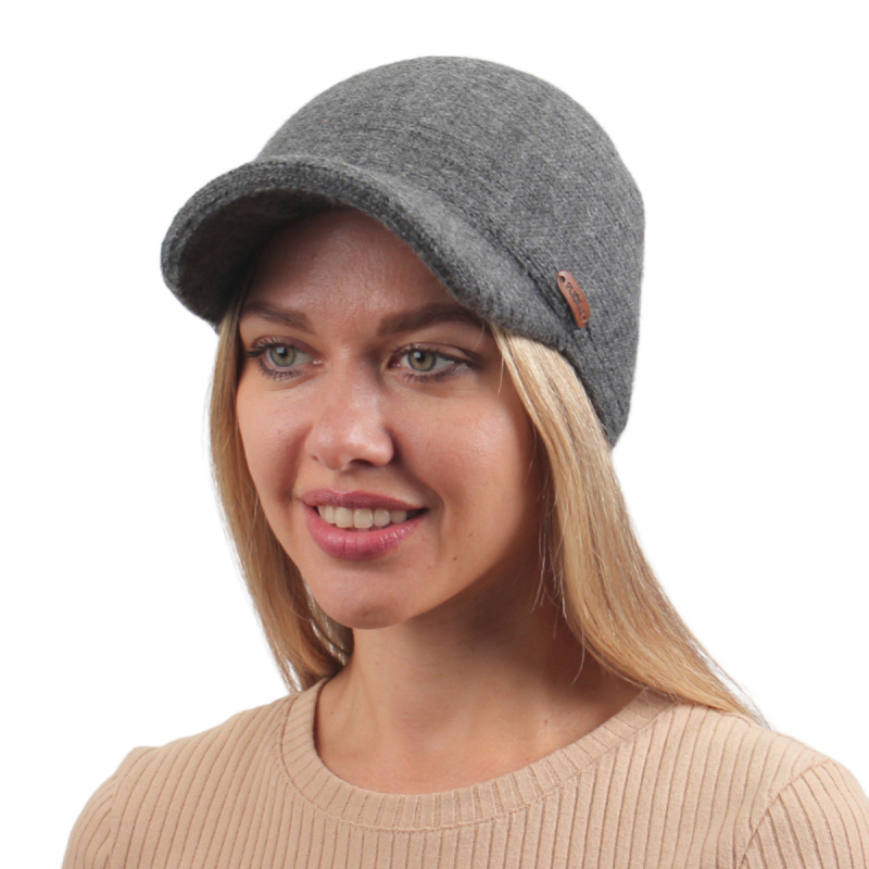 

Шапка женская Flioraj 3206-W FJ темно-серая, р, Серый, 3206-W FJ