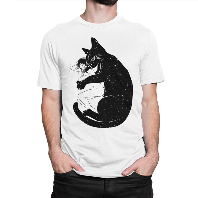 

Футболка мужская Dream Shirts Девушка и звездный кот 9899128222 белая 2XL, Девушка и звездный кот 9899128222