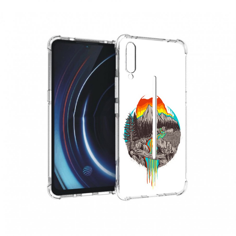 

Чехол MyPads Tocco для Vivo iQOO Радужный водопад (PT226955.389.144), Прозрачный, Tocco