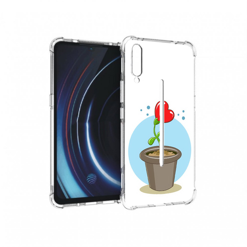 

Чехол MyPads Tocco для Vivo iQOO Растение любви 14 февраля (PT226955.389.145), Прозрачный, Tocco