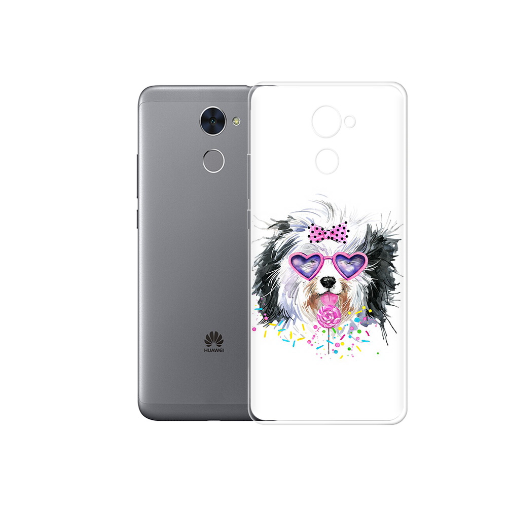 

Чехол MyPads Tocco для Huawei Enjoy 7 Plus пушистик (PT74186.70.559), Прозрачный, Tocco