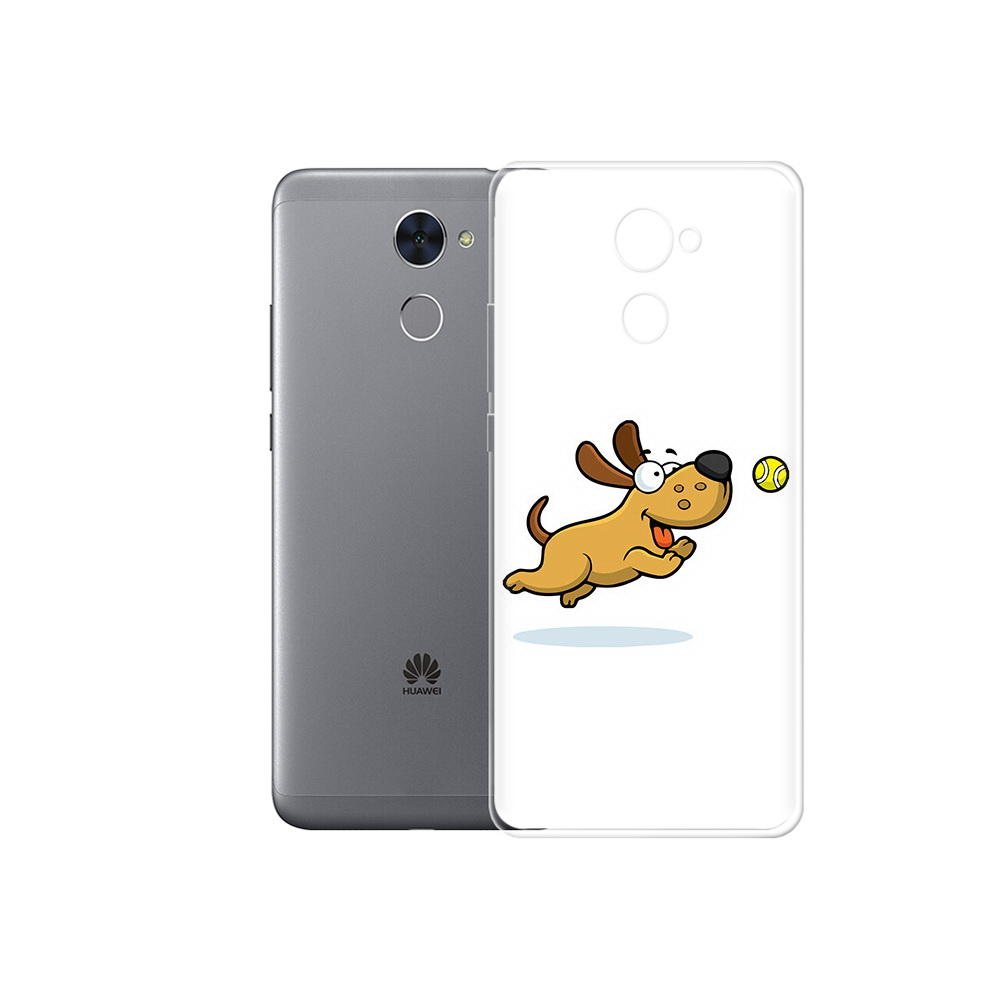 

Чехол MyPads Tocco для Huawei Enjoy 7 Plus пёсик (PT74186.70.563), Прозрачный, Tocco